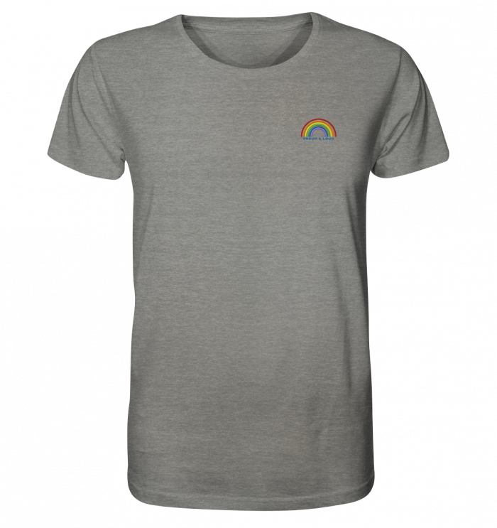 Liebevoll besticktes T-Shirt Regenbogen Pride Kollektion "Proud & Loud" – Bild 7