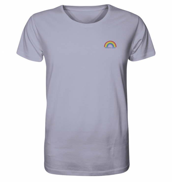 Liebevoll besticktes T-Shirt Regenbogen Pride Kollektion "Proud & Loud" – Bild 6